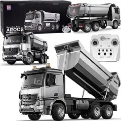 mercedes-arocs-metalowa-wywrotka-sterowana-ee-ruchoma-naczepa-1-20-rc0667