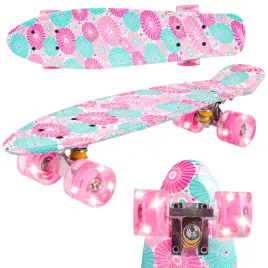 fiszka-deskorolka-dla-dzieci-swiecace-kola-led-56cm-solidna-flowers-abec7