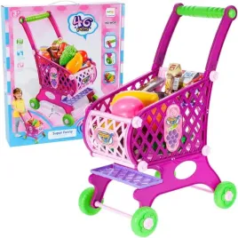 wozek-sklepowy-na-zakupy-koszyk-sklepowy-z-produktami-rozowy-dla-dzieci