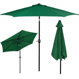 duzy-parasol-ogrodowy-skladany-zielony-lamany-mocny-260cm-z-korba-solidny