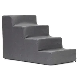 schodki-dla-psa-kota-zwierzat-schody-szare-miekkie-40cm-stopnie-podest-duze