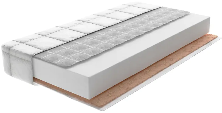 Materac GRYKA PIANKA KOKOS 100x50 o grubości 8 cm + pokrowiec pikowany