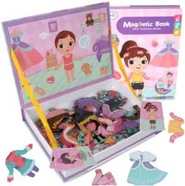 ksiazka-magnetyczna-ukladanka-edukacyjna-puzzle-ubieranie-dziewczynki