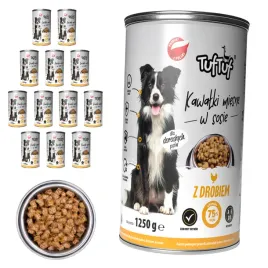 tuftuf-mokra-karma-dla-psa-drob-puszka-12x1250g-kawalki-w-sosie
