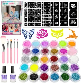 duzy-zestaw-szablony-tatuaze-brokatowe-120-szablonow-24-brokaty-czarny