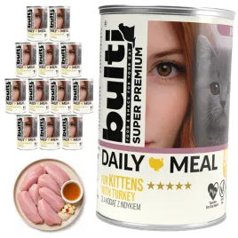 bulti-daily-meal-adult-mokra-karma-dla-kota-doroslego-indyk-12x400g