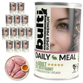 bulti-daily-meal-adult-mokra-karma-dla-kota-krolik-12x400g-pelnoporcjowa