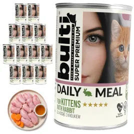 bulti-daily-meal-kitten-mokra-karma-dla-kociat-krolik-12x400g-pelnoporcjowa