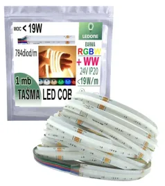 tasma-led-cob-784diod-linia-swiatla-rgbw-ww-ciepla-24v-less19w-m-1mb