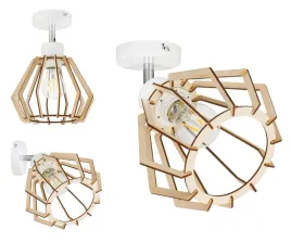 lampa-kinkiet-e27-zyrandol-regulowany-loft-drewno