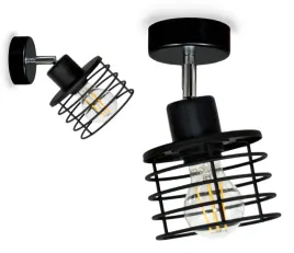 lampa-sufitowa-plafon-zyrandol-loft-sprezyna-drut