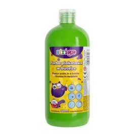 farba-plakatowa-strigo-butelka-500-ml-jasnozielona