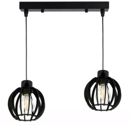lampa-zwis-sufitowa-wiszaca-zyrandol-czarny-loft-klosz-drewno-czarne-2x-e27