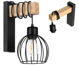 lampa-kinkiet-scienny-drewniany-led-zwis-na-kablu-klosz-1xe27-loft-czarny