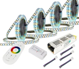 zestaw-tasma-led-rgbw-bialy-20m-pilot-rf-dotyk