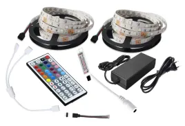 tasma-led-zestaw-150rgb-10m-5050-pilot-44-zasilacz