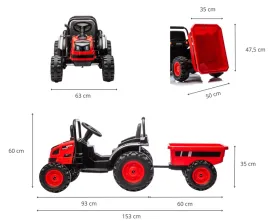 milly-mally-5741-pojazd-na-akumulator-traktor-z-przyczepa-farmer-red