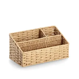 organizer-biurowy-z-przegrodkami-papierowy-brazowy-pleciony-pojemnik