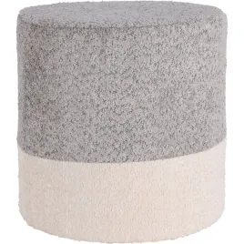 pufa-okragla-tapicerowana-boucle-podnozek-szary-do-siedzenia-35-x-34-cm