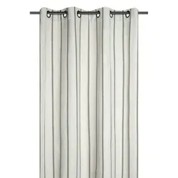 zaslona-bawelniana-pionowe-pasy-135-x-260-cm-zielona-metalowe-przelotki