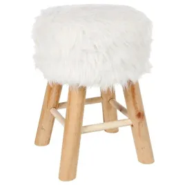 taboret-okragly-z-poliestru-futrzane-siedzisko-drewno-sosnowe-42-cm-30-cm