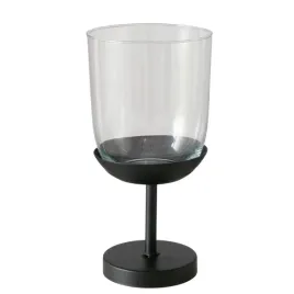 swiecznik-na-tealight-przezroczysty-czarny-dekoracyjny-tulipan-15-x-305-cm