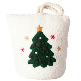stopper-do-drzwi-poliester-piaskowy-wzor-choinka-18x10x20-cm