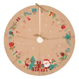 dywanik-pod-choinke-poliester-motyw-swietego-mikolaja-o-90-cm