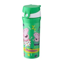 bidon-dzieciecy-zielony-swinka-peppa-500ml-plastikowe-do-szkoly-dla-dzieci