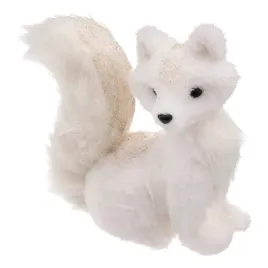 lis-polarny-figurka-swiateczna-biala-miekka-26-x-12-cm-dekoracja-na-swieta
