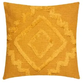 poduszka-dekoracyjna-zolta-boho-bawelniana-geometryczny-wzor-40x40cm