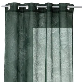 firana-gotowa-zielona-firanka-wzor-lisci-140x240