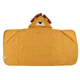 recznik-z-kapturem-dla-dzieci-zolty-bawelniany-lew-lion-60x-100-cm