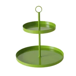 etazerka-metalowa-patera-dekoracyjna-na-drobiazgi-ozdoby-zielona-wys-34-cm