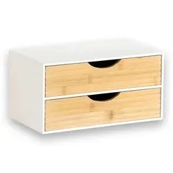 organizer-na-biurko-drewniany-2-szuflady-pudelko-kuferek27x16x14-cm-bialy