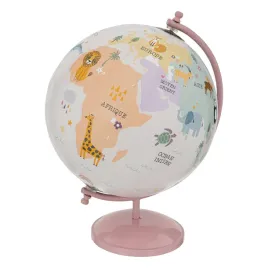 globus-dla-dzieci-rozowy-ze-zwierzetami-o-20-cm