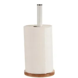 stojak-na-recznik-papierowy-metalowy-bialy-bambusowa-podstawa-155x30-cm