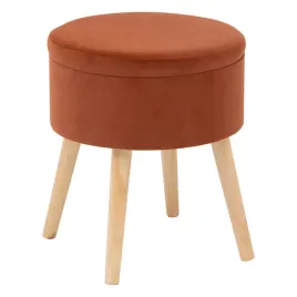 taboret-ze-schowkiem-welurowe-obicie-brazowy-tess-stylowy-praktyczny