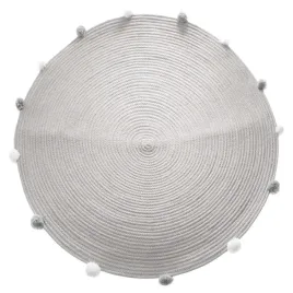 dywan-szary-do-pokoju-dzieciecego-z-pomponami-90cm