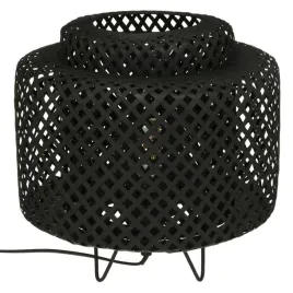 lampa-stolowa-czarna-bambusowa-boho-sr-25-cm