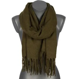 szalik-damski-klasyczny-cieply-gladki-design-z-fredzlami-khaki