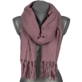 szalik-damski-klasyczny-cieply-gladki-design-z-fredzlami-fioletowy