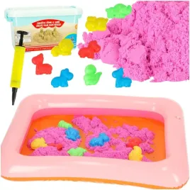 piasek-kinetyczny-zestaw-piaskownica-basen-foremki-kolorowy-plastyczny-1-kg