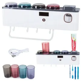 organizer-na-szczoteczki-kubki-dozownik-do-pasty-sterylizator-uv-4-kubki