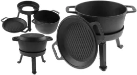 kociolek-mysliwski-5-lit-garnek-patelnia-grillowa