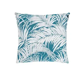 poduszka-granatowa-dekoracyjna-do-salonu-sypialni-pokoju-jacquard-leaves