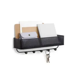 wieszak-scienny-organizer-metalowy-czarny-na-sciane-na-klucze-estique