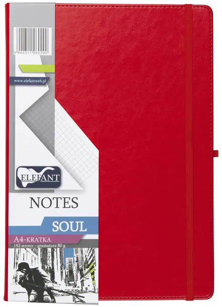 notes-a4-soul-czerwony-w-kratke-elefant-marka-inna