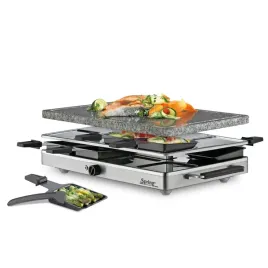 raclette-grill-stolowy-dla-8-osob-granitowa-plyta-grillowa-spring