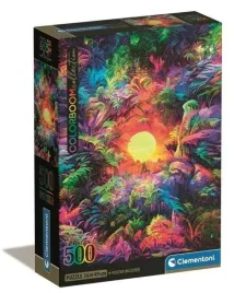 puzzle-500-compact-psychedelic-jungle-sunrise-35530